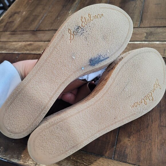 Sam Edelman Brown Wedge Sandals 9.5M - Picture 4 of 6